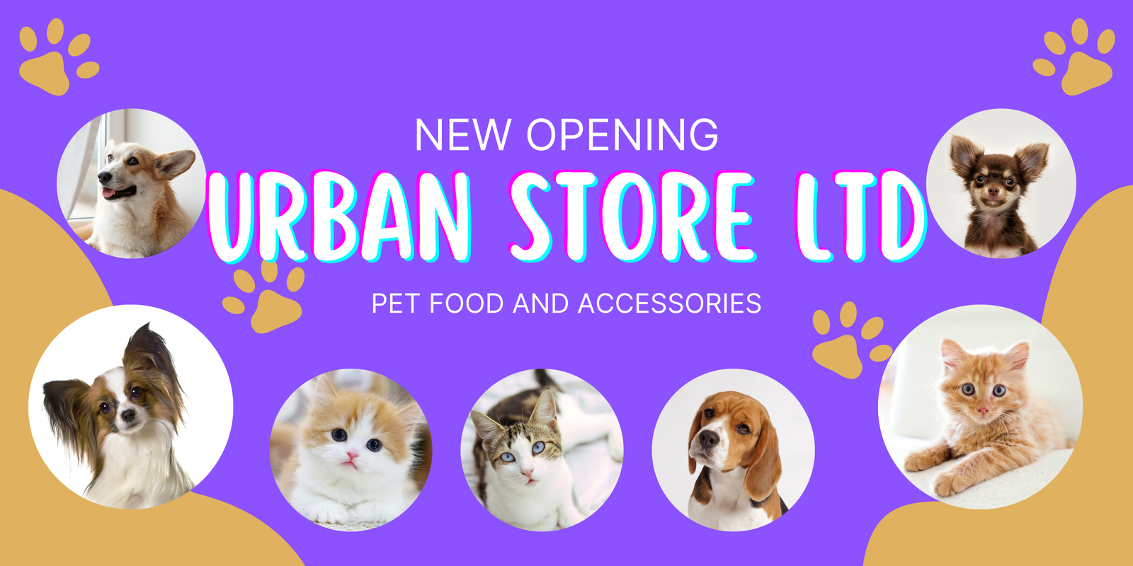 Pet Shop Banner